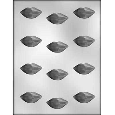 1-5/8" Lips Chocolate Mold (90-1036) 1
