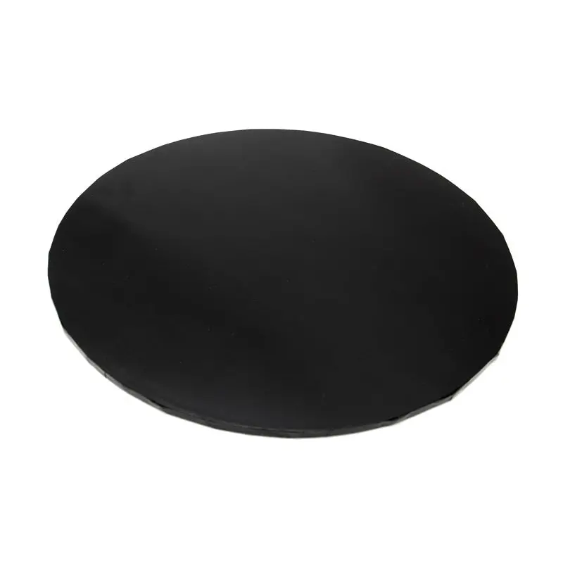 10-Inch Round Black Cake Drum — 0.5" Height, Sleek Structural Base 1