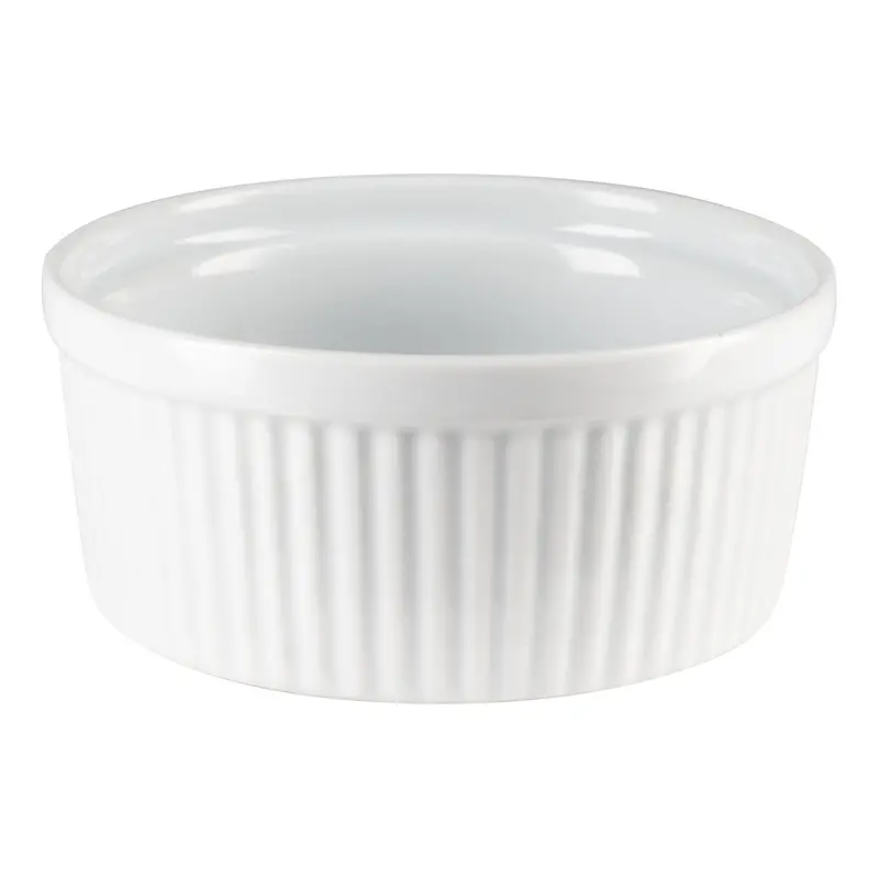 10-Ounce White Porcelain Ramekin – Browne 1