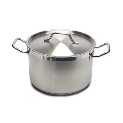 12-Quart Stainless Steel Stock Pot With Tight-Fitting Lid 1