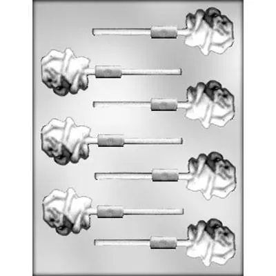 1½" Rose Sucker Chocolate Mold – Product #90-13121 1