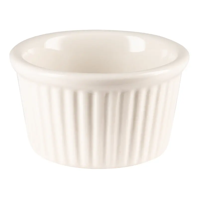 2.5-Ounce White Porcelain Ramekin – Browne 1
