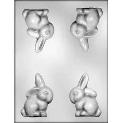 3.375-Inch Bunny 3D Chocolate Mold – Sku 90-2316 1
