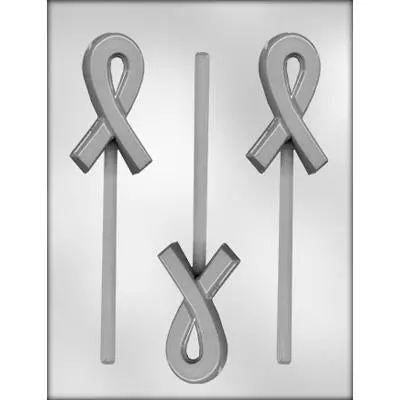 3.5-Inch Thick Awareness Ribbon Chocolate Mold – Model 90-9230 1
