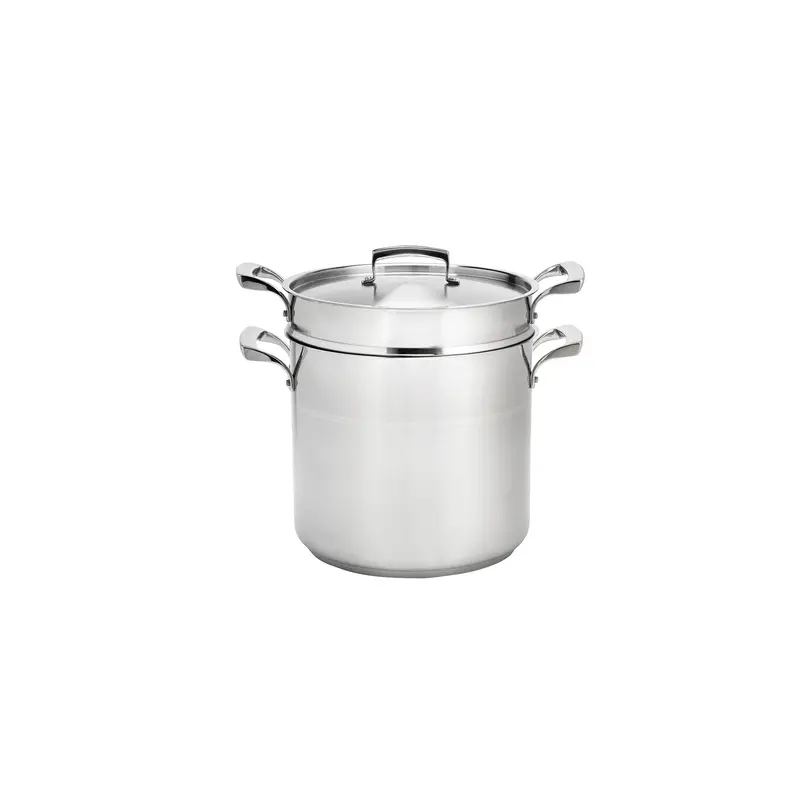 3-Piece Stainless Steel Double Boiler Set – Thermalloy Insulated Design, Browne 1