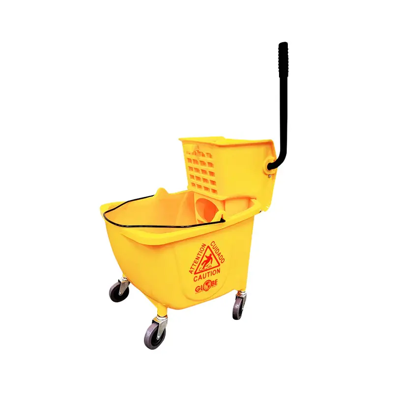 35-Quart Globe Mop Bucket With Side-Press Wringer – Yellow 1