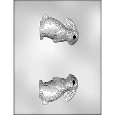 3D Bunny Chocolate Mold – 3⅝" Size #90-2308 1