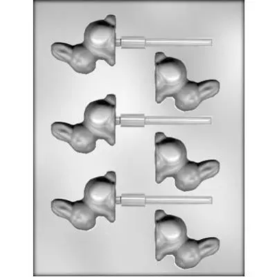 3D Bunny Sucker Candy And Chocolate Mold #90-2288 1