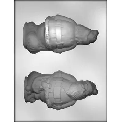 3D Santa Figure Chocolate Mold – 6¾ Inch Festive Design 1