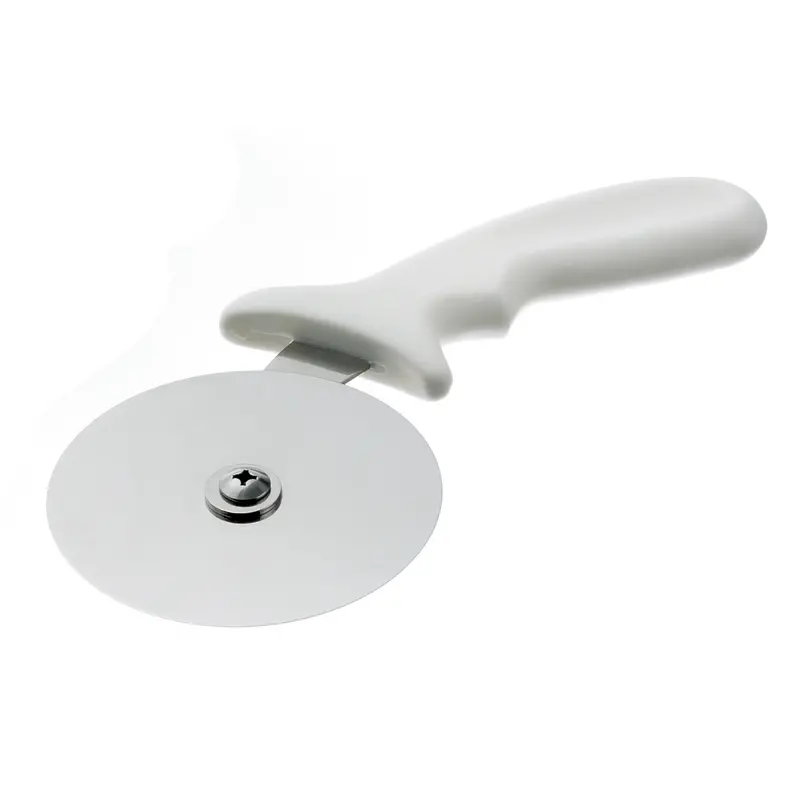 4-Inch Wheel Pizza Cutter With White Handle – Browne 1