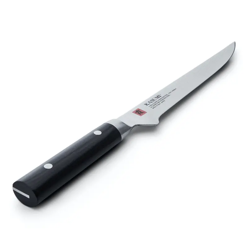 6" Damascus Boning Knife – Kasumi Forged Chef’S Precision Blade, Black Handle 1