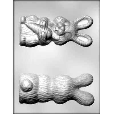 6-Inch Bunny With Carrot 3D Chocolate Mold (Product #90-2346) 1