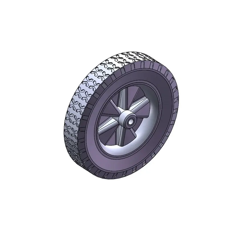 8-Inch Rubber Wheel Assembly (Fits 5050, 5252, 5650, 5072, And All Akorn® Grills) 1