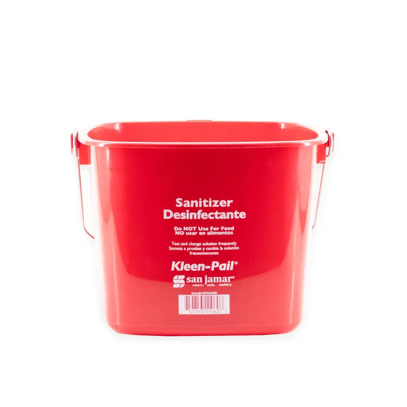 8-Quart Sanitation Pail – San Jamar Kleen-Pail® Heavy-Duty Bucket 1