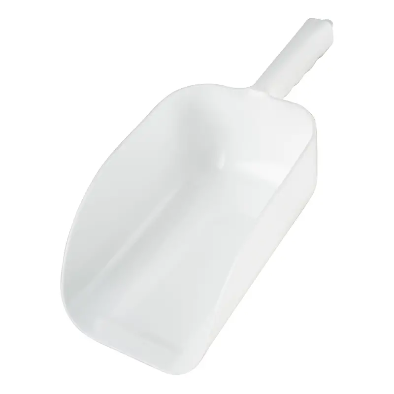 82 Oz White Ice Scoop – Spill-Stop Ergonomic Design 1