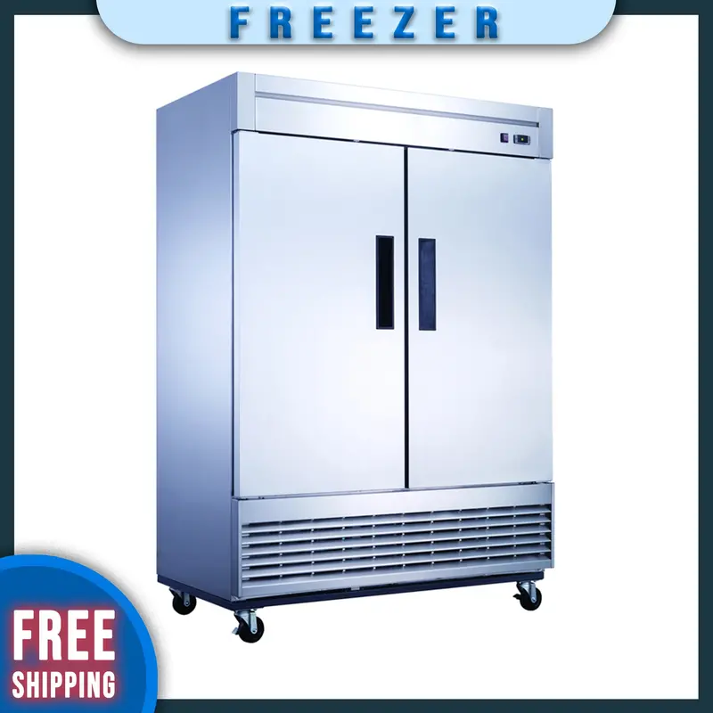 A55F 55-Inch Solid-Door Reach-In Freezer 1