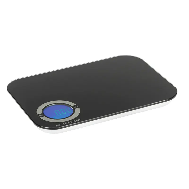 Accuweight Ultra-Slim Glass Digital Kitchen Scale 1
