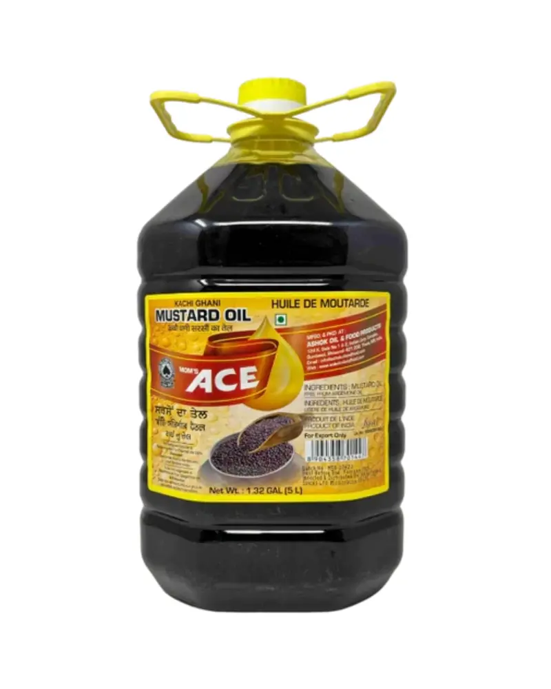 Ace Pure Mustard Oil – 5 Liter Container 1