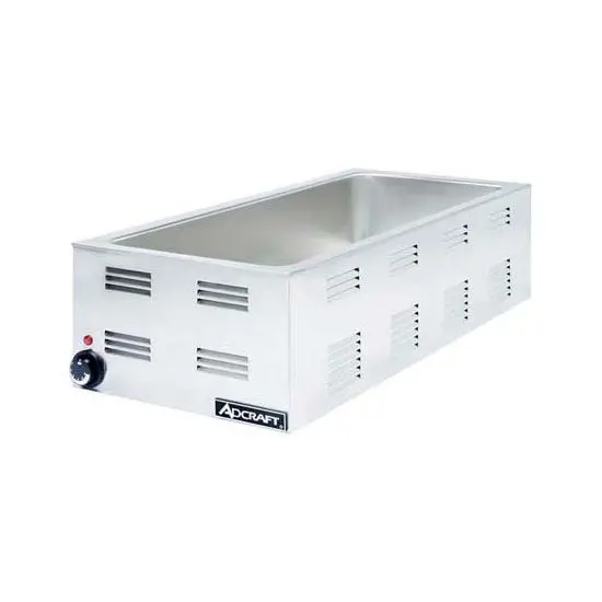 Adcraft 4/3-Size Electric Countertop Food Warmer – Rectangular, 1500W, Nsf-Certified 1