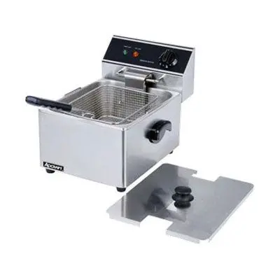 Adcraft Df-6L Electric Countertop Fryer – Single-Pot, 15-Pound Oil Capacity 1
