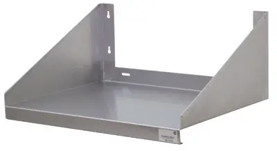 Advance Tabco Stainless Steel Wall-Mounted Microwave Shelf – 24" X 36" 1