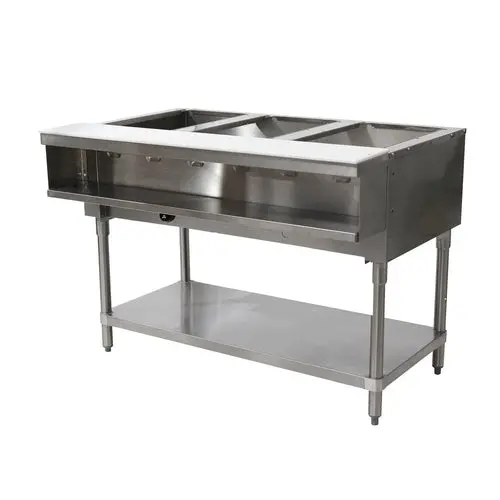 Advance Tabco Wb-3G-Nat-X Natural Gas Hot Food Water Bath Table (47-1/8" Wide) 1