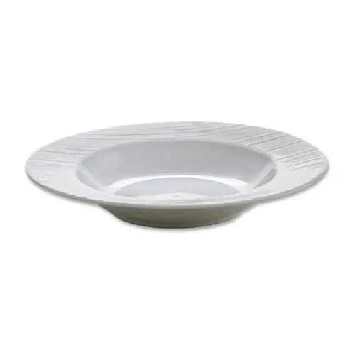 Alani 024362 Embossed-Rim Ceramic Soup Bowl – 11 Oz, Pack Of 24 1