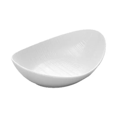 Alani Embossed Oval Bowl – 11-Ounce Serving Dish, Case Of 24 1