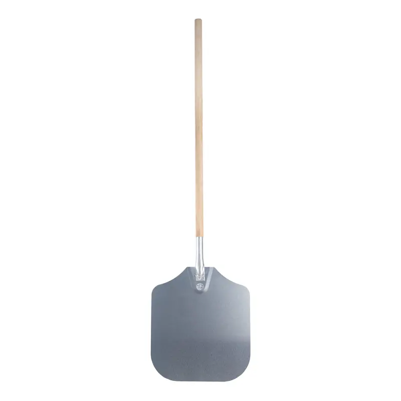 American Metalcraft Large Pizza Peel — 14" × 16" Blade, 54" Overall Length, Aluminum & Wood 1