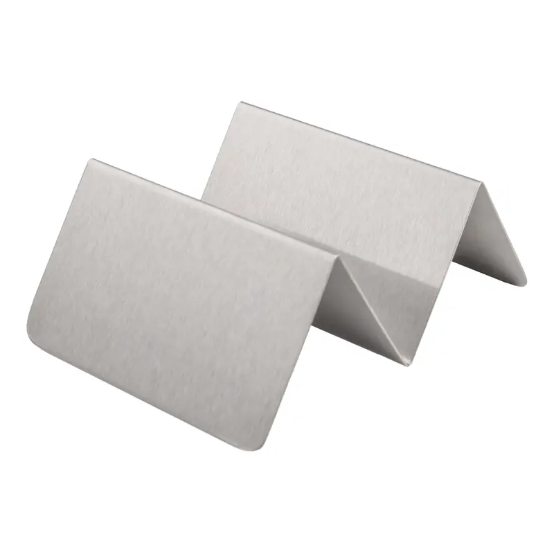 American Metalcraft Stainless Steel Taco Serving Tray (1 Or 2 Compartments) 1