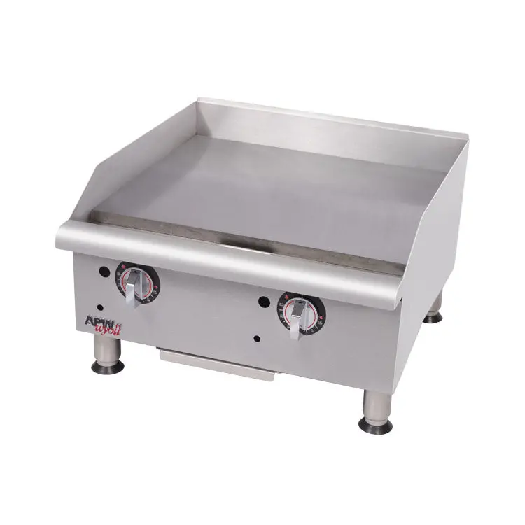 Apw Ggm-36I 36" Natural Gas Griddle – 3-Burner Workline Series 1