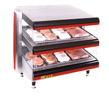 Apw Wyott Dmxd-36S Racer Heated Display Merchandiser – 36", Dual-Tier, 120V (Final Sale) 1