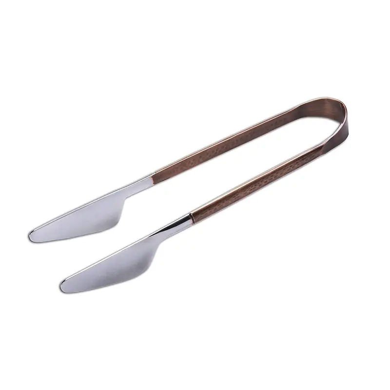 Arcata Copper-Handled Serving Tong – 10-Inch Stainless Steel Utility Tool 1