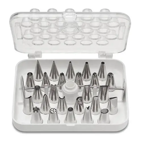 Ateco 29-Piece Piping Tip Set With Durable Storage Box 1