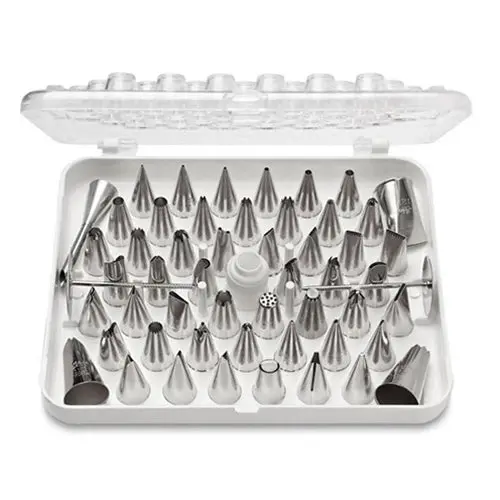Ateco 55-Piece Professional Piping Tip And Decorating Tube Collection 1