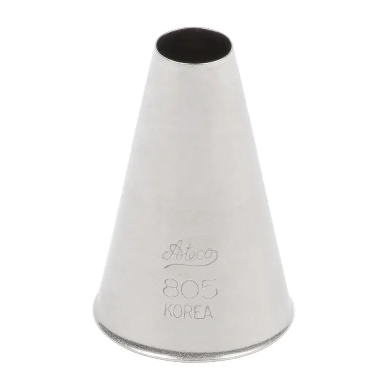 Ateco 805 Round Plain Pastry Tip – Stainless Steel #5 For Piping And Decorating 1