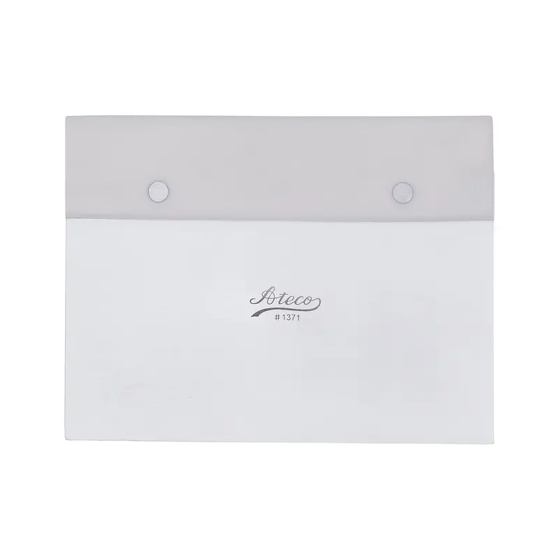 Ateco Bench Scraper With White Pom Handle – Non-Slip Grip (#1371) 1