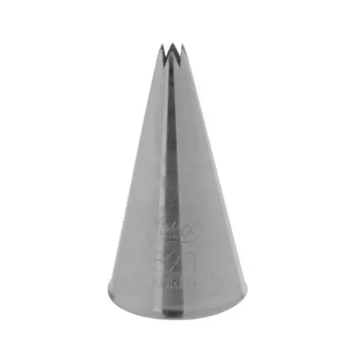 Ateco Open Star Piping Tip – Stainless Steel 1