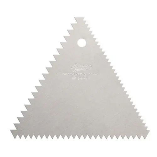 Ateco Triple-Edge Aluminum Decorating Comb 1