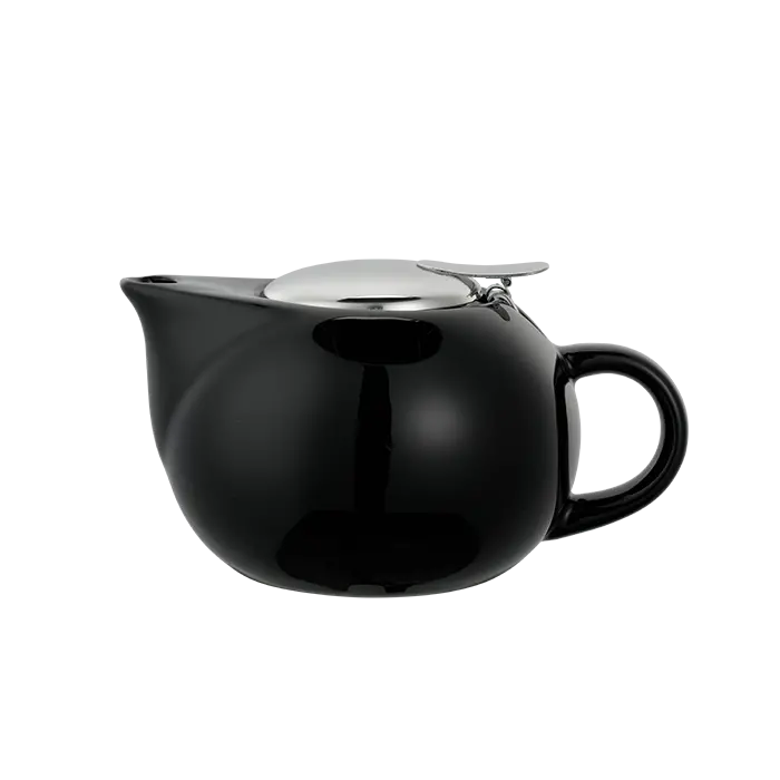 Ball-Shaped Ceramic Tea Pot – 16-Ounce Rounded Design For Visual Appeal And Functionality 1