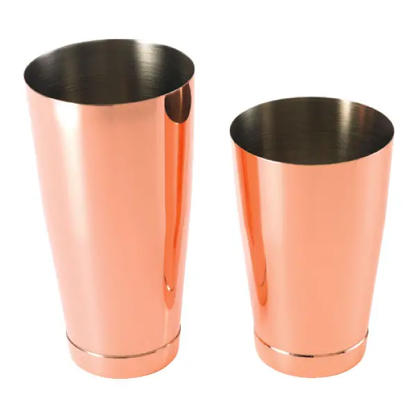 Barfly By Mercer 28 Oz & 18 Oz Copper-Plated Stainless Steel Shaker Set (M37009Cp) 1