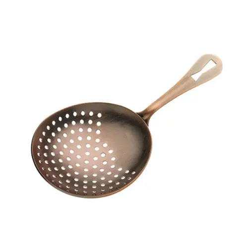Barfly By Mercer Julep Strainer – Antique Copper Finish, 6.5-Inch 1