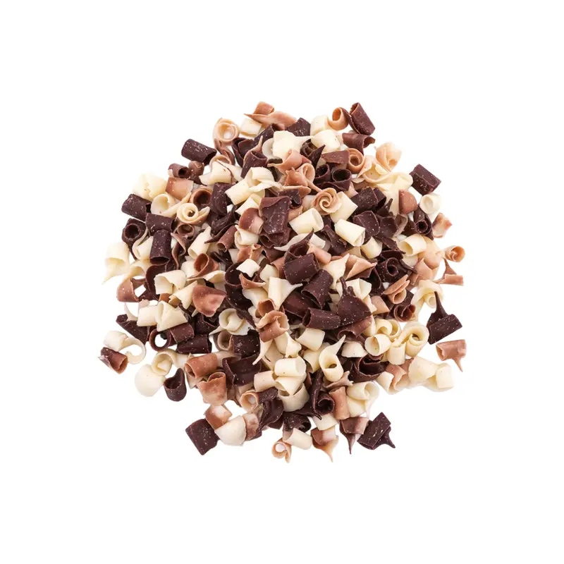Barlo Marble-Design Blossom Curls – 1 Kg Artisan Chocolate Garnish 1