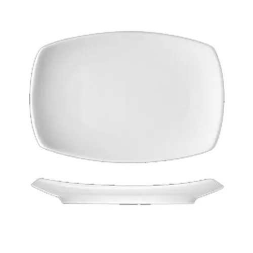 Bauscherhepp Options Rectangular Coupe Platter – 14.2" X 9", White (Case Of 12) 1