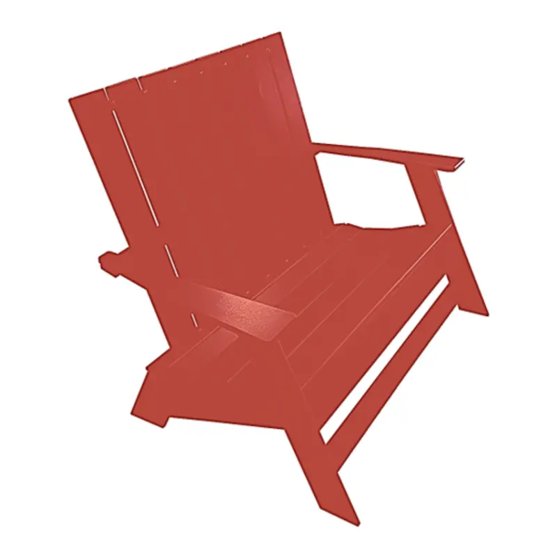 Beaver Springs Contemporary Adirondack Garden Bench 1