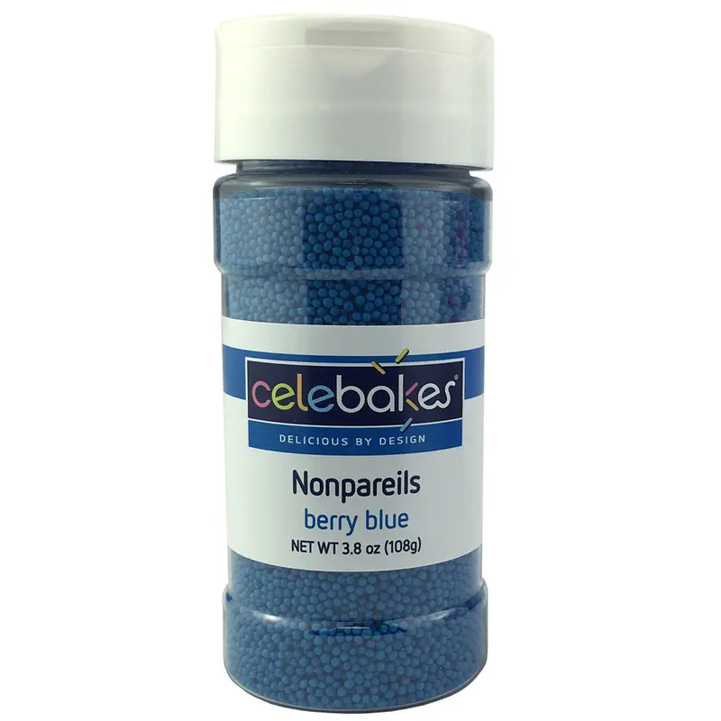 Berry Blue Nonpareils – 3.8 Oz 1