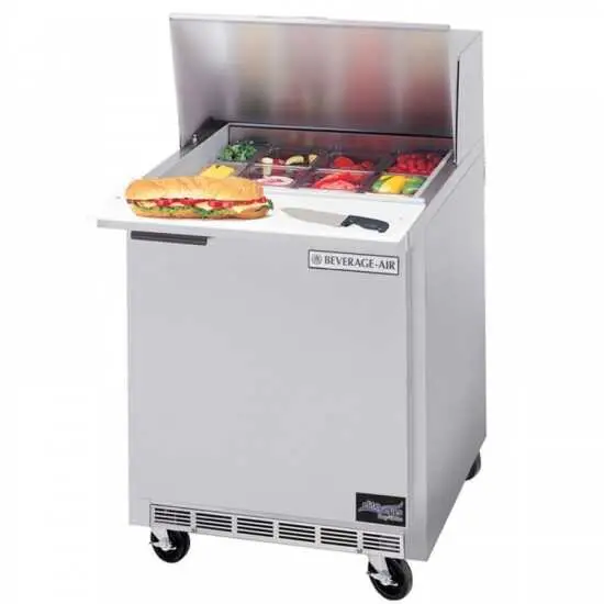 Beverage-Air Spe27B Elite Single-Door Sandwich Prep Table – 27", 115V, Final Sale 1