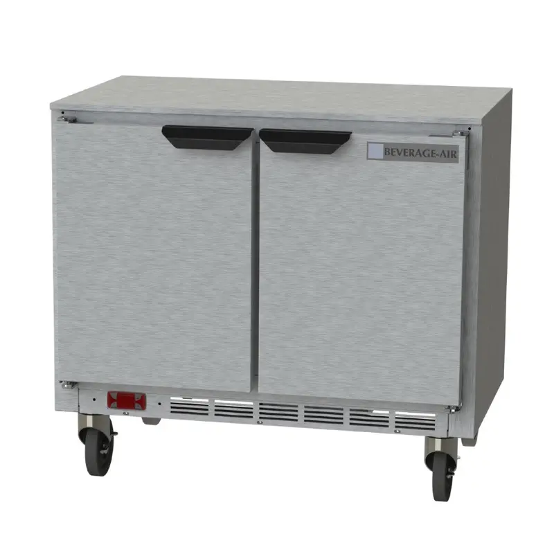 Beverage-Air Ucr34Hc Undercounter Refrigerator – 34-Inch Two-Door Commercial Cooler 1