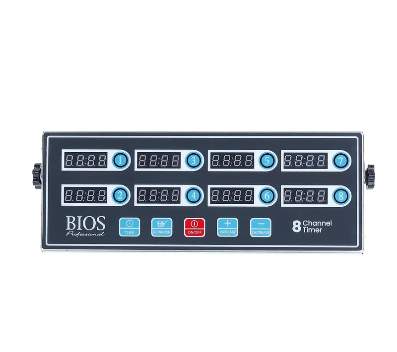 Bios 8-Channel Programmable Timer – Multi-Zone Kitchen Or Lab Timing System 1