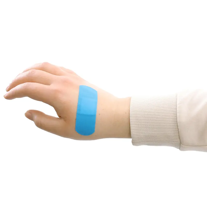 Bios Plastic Metal-Detectable Bandages – 1" X 3", Blue, 100-Pack 1